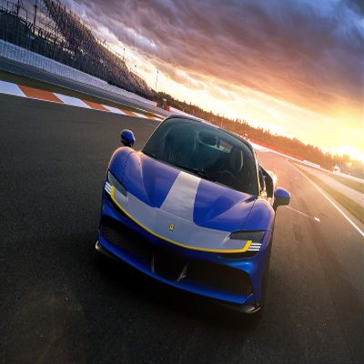 Iconic Arts Laminated 42x24 Poster: Ferrari sf90 Spider assetto fiorano 2021 1 4k 5k hd Cars HD
