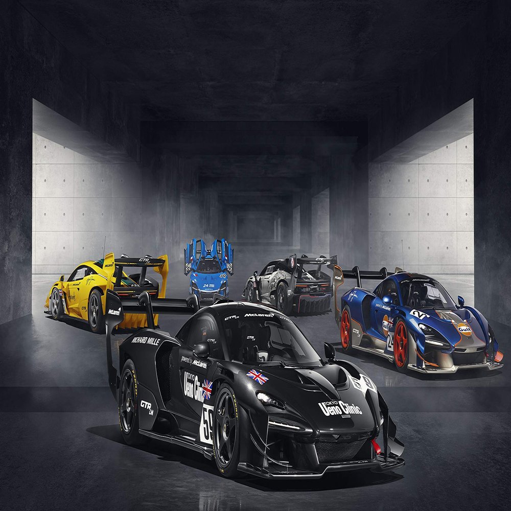 Iconic Arts Laminated 42x24 Poster: mclaren Senna GTR 4k 5k 2020 hd Cars HD