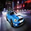 Iconic Arts Laminated 42x24 Poster: Ford Shelby gt500 2014 Wide view 1