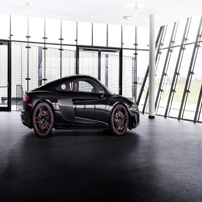 Iconic Arts Laminated 42x24 Poster: 2021 Audi r8 rwd Panther Edition 4 4k 5k hd Cars HD