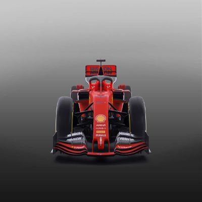 Iconic Arts Laminated 42x24 Poster: Ferrari sf90 f1 2019 4k 5k HD