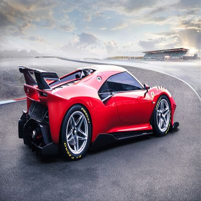 Iconic Arts Laminated 42x24 Poster: Ferrari p80c 2019 5k 2 HD