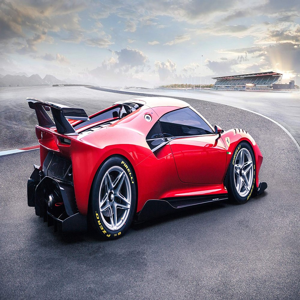 Iconic Arts Laminated 42x24 Poster: Ferrari p80c 2019 5k 2 HD