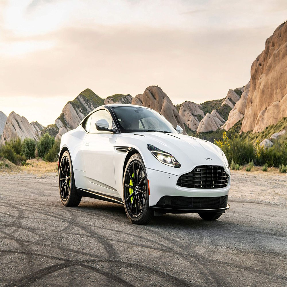 Iconic Arts Laminated 42x24 Poster: Aston Martin db11 amr 4k 5k hd HD