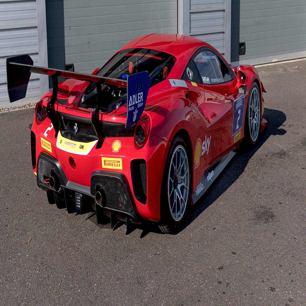 Iconic Arts Laminated 42x24 Poster: Ferrari 488 Challenge evo 2020 2 4k hd Cars HD