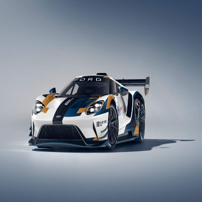 Iconic Arts Laminated 42x24 Poster: Ford gt mk ii 2019 4k HD