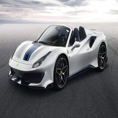 Iconic Arts Laminated 42x24 Poster: Ferrari 488 Pista Spider 4k HD