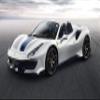 Iconic Arts Laminated 42x24 Poster: Ferrari 488 Pista Spider 4k HD view 1