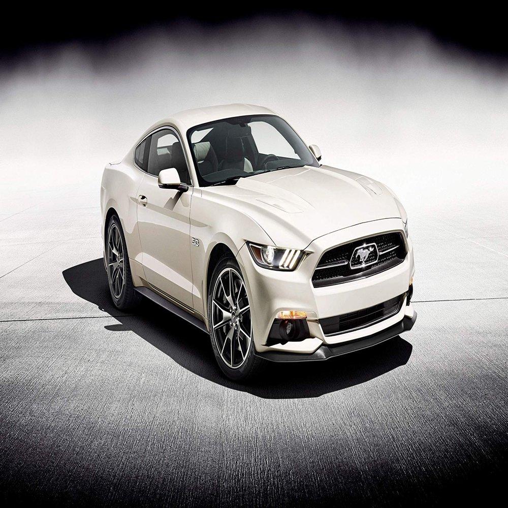 Iconic Arts Laminated 42x24 Poster: Ford Mustang gt 4k HD