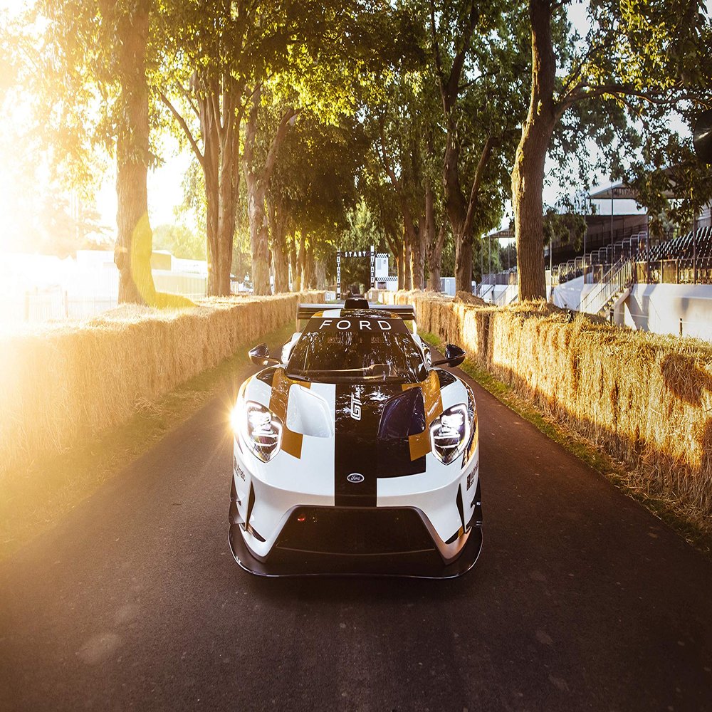 Iconic Arts Laminated 42x24 Poster: Ford gt mk ii 2019 5k HD