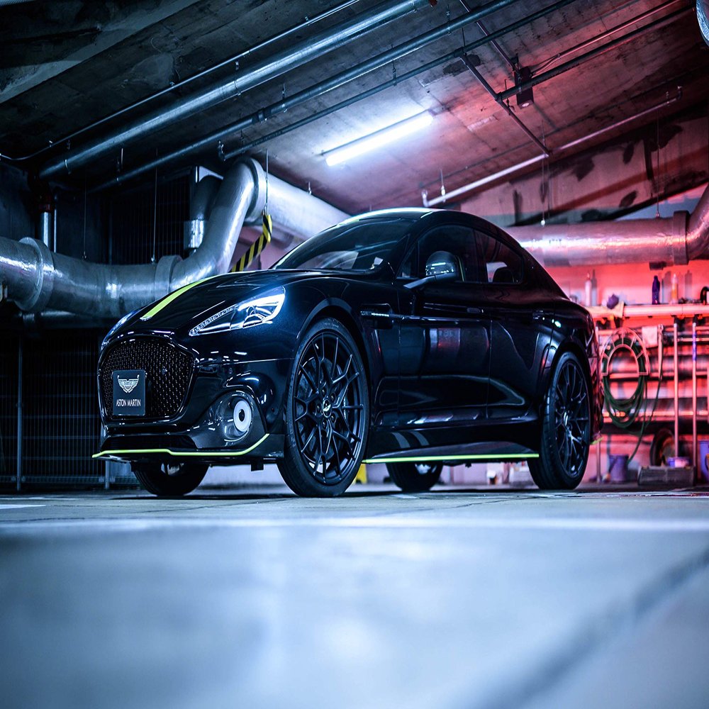 Iconic Arts Laminated 42x24 Poster: Aston Martin Rapide amr 4k 5k HD