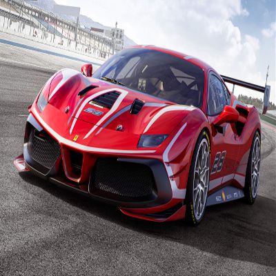 Iconic Arts Laminated 42x24 Poster: Ferrari 488 Challenge evo 2020 HD