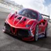 Iconic Arts Laminated 42x24 Poster: Ferrari 488 Challenge evo 2020 HD view 1
