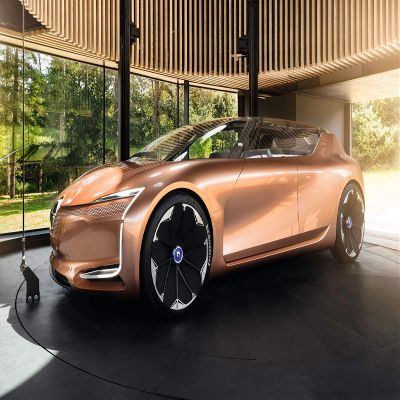 Iconic Arts Laminated 42x24 Poster: Renault symbioz Concept car 4k Wide