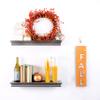 HIGH & MIGHTY 515662 Decorative 24" Floating Shelf Holds up to 20lbs, Easy Tool-Free Dry Wall Installation, Beveled, eCommerce Packaging, Espresso view 3