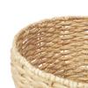 Artera Wicker Storage Basket - Set of 3 Natural Woven Blanket Basket, Decorative Side Table view 4