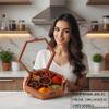 Creation India Craft Wooden Spice Box, Masala Container, Condiments Storage Case for Kitchen, Multipurpose Decorative Box - Indian Rosewood Crafted view 2
