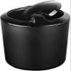 6 Pcs Plastic Bathroom Accessory Set Luxury Bath Accessories Bath Set Lotion Bottles, Toothbrush Holder, Tooth Mug, Soap Dish, Toilet Brush, Trash Can, Rubbish Bin (Black) view 2