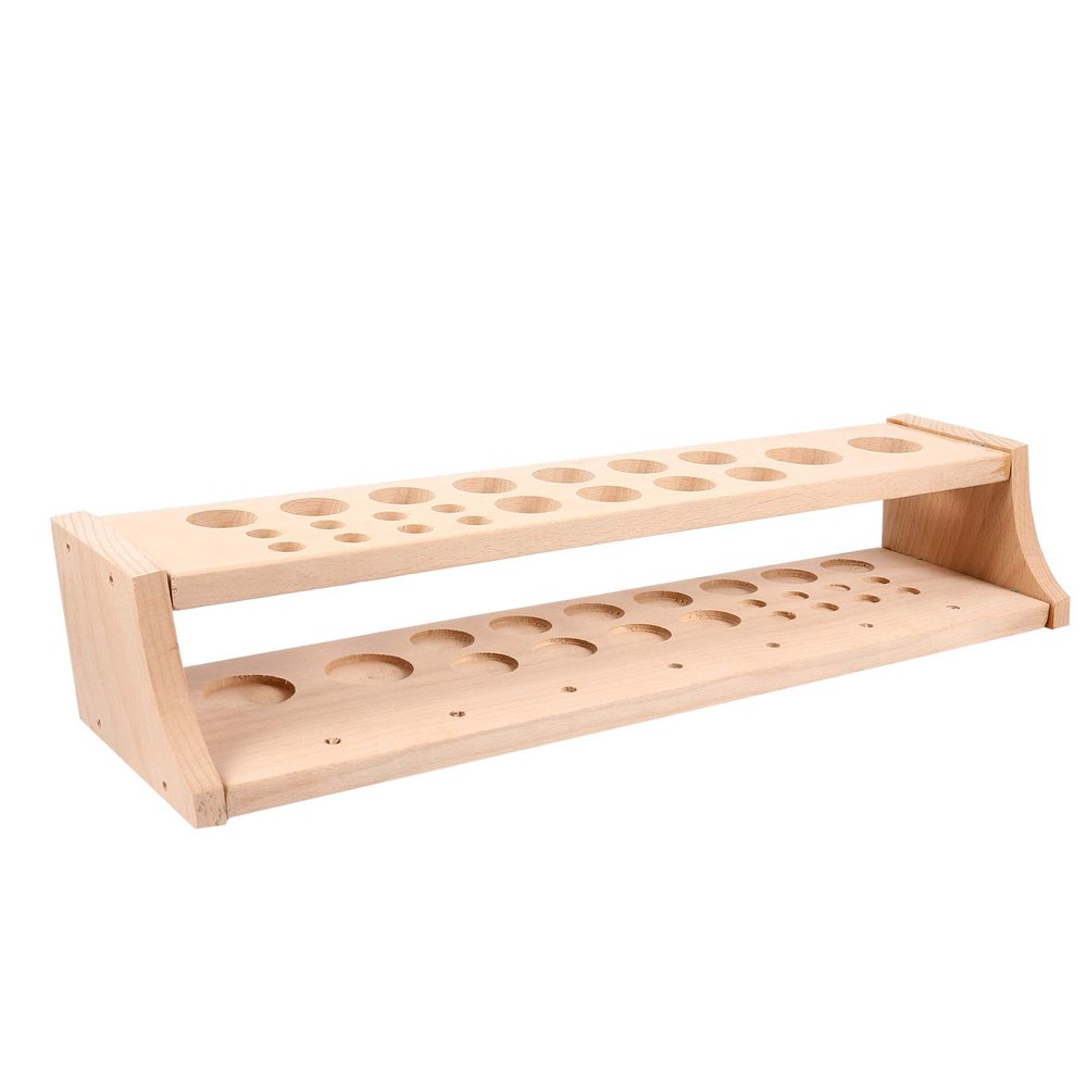 EXCEART Leather Tool Rack Storage Stand for Leather Crafting Organizes Tools Supplies Multiple Slot for Enthusiasts