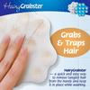 As Seen on Shark Tank Hair Shower Drain Hair Catcher, Hair Stopper Bathtub Drain Protector, & Catcher Drain Cover Alternative, Must-Haves HairyGrabster, 2 Pack, White view 2