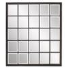 HomeRoots Rectangular Antique Black Finish Mirror with Beveled Edge view 1