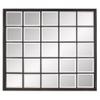 HomeRoots Rectangular Antique Black Finish Mirror with Beveled Edge view 4