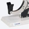 Buarfe Elite Stainless Steel Ham Box, Silestone Base, Black view 3