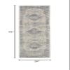 Nourison Home Vintage Kashan Vintage Ivory Blue 2' x 6' Area Rug, Easy Cleaning, Non Shedding, Bed Room, Living Room, Dining Room, Kitchen (2x6) view 2