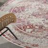 Nourison Home Vintage Kashan Vintage Red/Ivory 6' x ROUND Area Rug, Easy Cleaning, Non Shedding, Bed Room, Living Room, Dining Room, Kitchen (6 Round) view 4