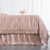 Orose 22 Momme Silk Duvet Covers 100% Mulberry Silk Comforter Bed Cover Silk Sheets (Sweet Pink, King) view 1