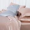 Orose 22 Momme Silk Duvet Covers 100% Mulberry Silk Comforter Bed Cover Silk Sheets (Sweet Pink, King) view 4