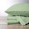 1000 Thread Count, 100% Egyptian Long Stapple Cotton, 4 PC Split Head Flex Sheet Set, 34" Split From the Top, Soft Satin Weave, 18" Deep Pocket (Split Head California King- 34" Split, Sage) view 1