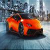 Iconic Arts Laminated 42x24 Poster: 2021 Lamborghini Huracan evo Fluo Capsule 4 4k hd Cars HD view 1