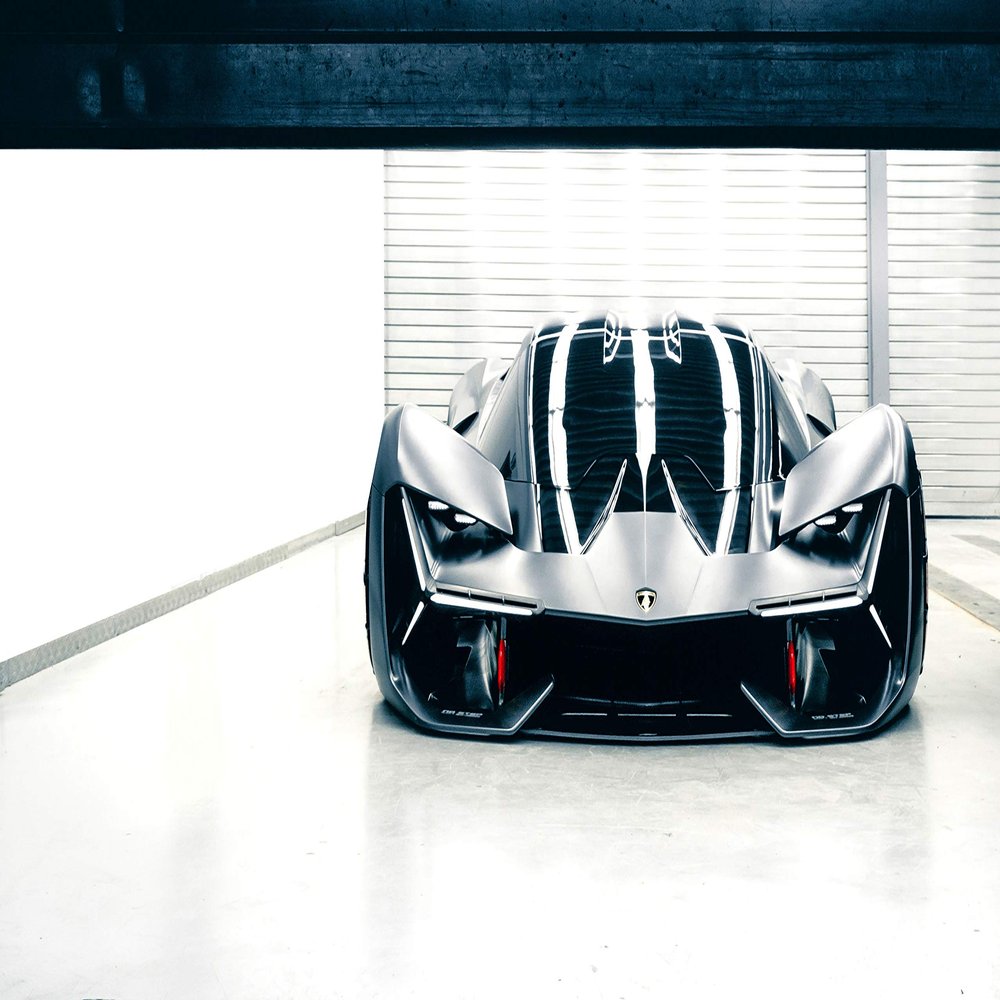 Iconic Arts Laminated 42x24 Poster: Lamborghini terzo millennio Concept Autonomous sportcar 4k widelamborghini terzo millennio Concept Electric sportcar 4k widelamborghini terzo millennio hd Wide