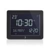 AlFajr Azan Clock CF-19 Black- Automatic Athan Five Times in 5 Different Voices - Simplified Manual for USA Cities (Zoon) (Black) view 1