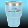 1957 Nash Metropolitan Hardtop 30oz Stainless Steel Tumbler w/Clear Lid ltblue view 1