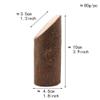 EXCEART 10pcs Mini Wooden Stumps Table Number Display Rustic Tree Stand Decor for Weddings Birthdays Showers and Engagements Unique Natural Stubs Bark view 4