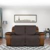 Easy-Going Oversized Loveseat Recliner Cover, Reversible Couch Cover for Double Recliner, Split Sofa Cover for Each Seat with Elastic Straps for Dogs, Pets(Oversized 2 Seater, Chocolate/Beige) view 2