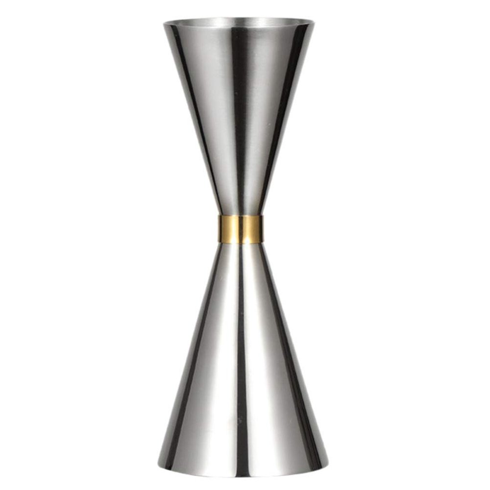 Cabilock Measuring Cup Double Jigger Stainless Steel Jigger Cocktail Ounce Cups Bar Tool Reusable