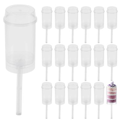 30Pack Cake Push up Pop Containers,Plastic Push up Cake Pop Container Plastic Cake Push up Pop Container with Lid for Cake, Ice Cream, Dessert, Jelly, Wedding Birthday Party