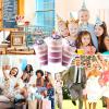 30Pack Cake Push up Pop Containers,Plastic Push up Cake Pop Container Plastic Cake Push up Pop Container with Lid for Cake, Ice Cream, Dessert, Jelly, Wedding Birthday Party view 4
