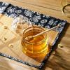 1500 C Tabletop Bee-hive Glass Honey Jars with Dipper and Lid 10 oz. Crystal Clear Heavy Glass Honey Pot Honey Containers Holder for Jam Jelly Syrup Home& Kitchen view 4