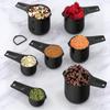 21 Pcs Stainless Steel Measuring Cups and Spoons Set, Wildone Stackable Metal Measuring Cups and Spoons for Cooking & Baking, Includes 7 Cups, 9 Spoons and 5 Mini SpoonsBlack view 4