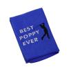 LEVLO Dad Golf Towel Embroidered Golf Towel Gift Golf Father Gift Best Papa/Pops/Grampy/Papaw/Dad/Poppy Ever Golf Towel with Clip (Poppy) view 2