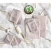 6 Piece Luxury 100 percent Zero Twist Cotton Bath Towels Set - Extra Fluffy Highly Absorbent Soft Bath Towels Set - Premium Quality Taupe Bath Towels Set - 4 Face,2 Bath,and 2 Hand Towels for Bathroom view 2