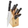 HENCKELS Solution Razor-Sharp 7-pc Knife Set, Chef Knife, Bread Knife,German Engineered Informed by 100+ Years of Mastery, Brown view 1