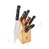 HENCKELS Solution Razor-Sharp 7-pc Knife Set, Chef Knife, Bread Knife,German Engineered Informed by 100+ Years of Mastery, Brown view 3