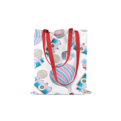 Bonamaison with red Handles, Multicolor