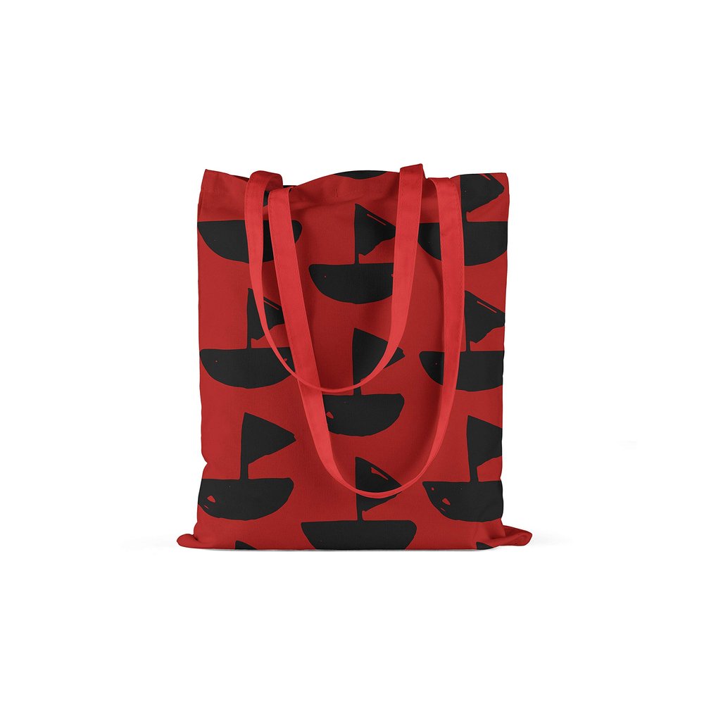 Bonamaison with red Handles, Multicolor