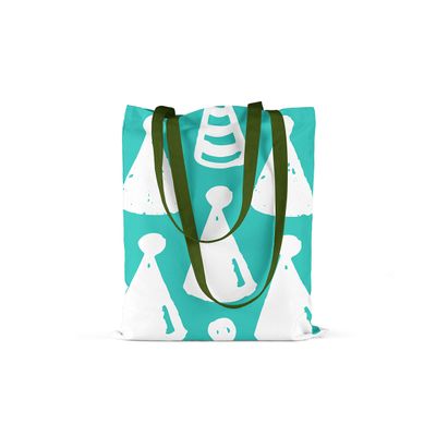 Bonamaison with Green Handles, Multicolor